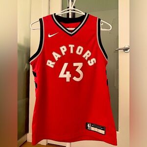 Youth Toronto Raptors #43 Pascal Siakam Icon Swingman Jersey – Red